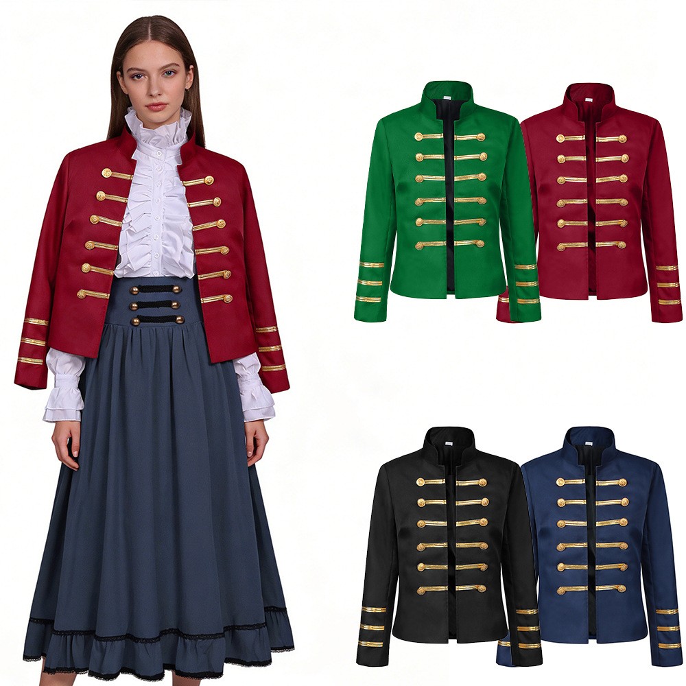 Tops - Top a doppio petto con colletto