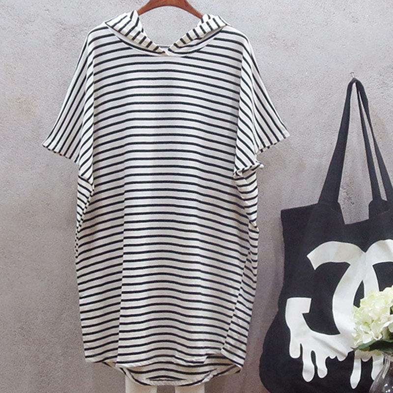 Abito T-shirt estivo nuovo sti - Korean Style A Line Shirt Dress recensione e prezzo