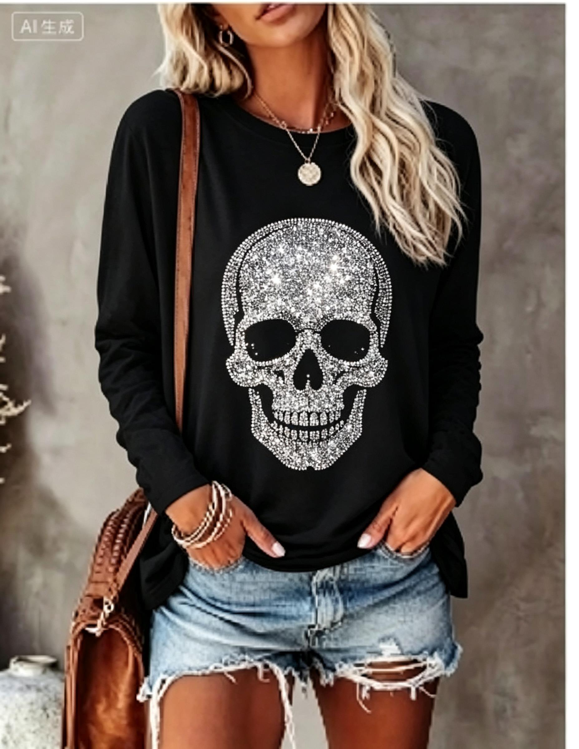 Maglietta a Maniche Lunghe da  - Blouses recensione e prezzo